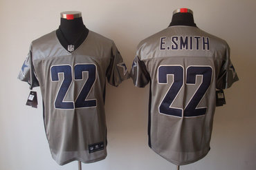 2012 NEW NFL Dallas Cowboys 22 E.smith Grey Shadow Jerseys