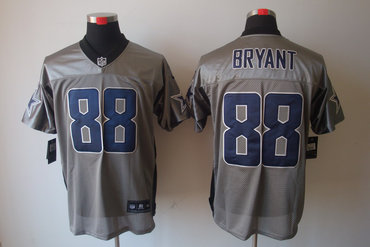 2012 NEW NFL Dallas Cowboys 88 Dez Bryant Grey Shadow Jerseys