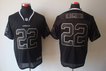 2012 NEW NFL Dallas Cowboys 22 E.smith Lights Out Black Elite Jerseys