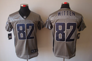 2012 NEW NFL Dallas Cowboys 82 Jason Witten Grey Shadow Jerseys