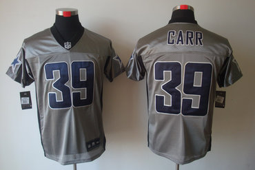 2012 NEW NFL Dallas Cowboys 39 Brandon Carr Grey Shadow Jerseys