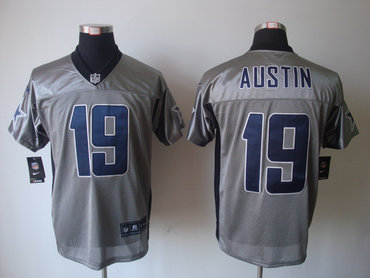 2012 NEW NFL Dallas Cowboys 19 Miles Austin Grey Shadow Jerseys