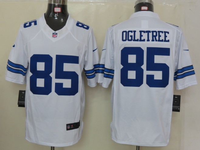 2012 NEW NFL Dallas Cowboys 85 Kevin Ogletree White Jerseys (Limited)