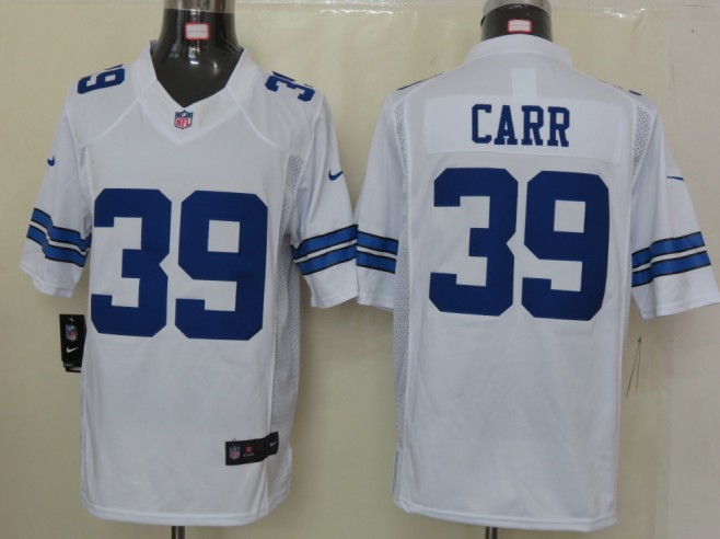 2012 NEW NFL Dallas Cowboys 39 Brandon Carr White Jerseys (Limited)