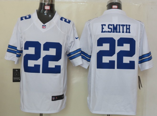 2012 NEW NFL Dallas Cowboys 22 E.smith White Jerseys (Limited)