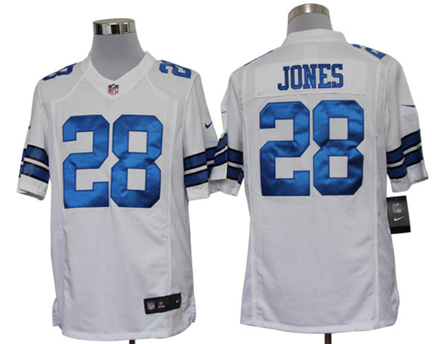 2012 NEW NFL Dallas Cowboys 28 Felix Jones White Jerseys (Limited)