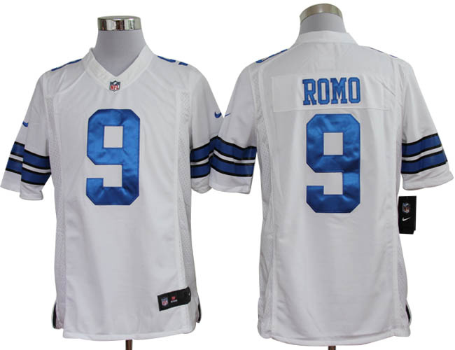 2012 NEW NFL Dallas Cowboys 9 Tony Romo White Jerseys (Limited)