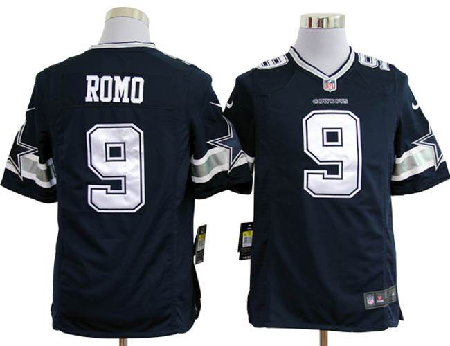 2012 NEW NFL Dallas Cowboys 9 Tony Romo Blue Jerseys(Limited)