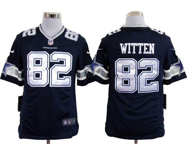 2012 NEW NFL Dallas Cowboys 82 Jason Witten Blue Jerseys(Limited)