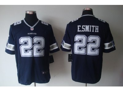 2012 NEW NFL Dallas Cowboy 22 e.smitth Blue Jerseys (Game)