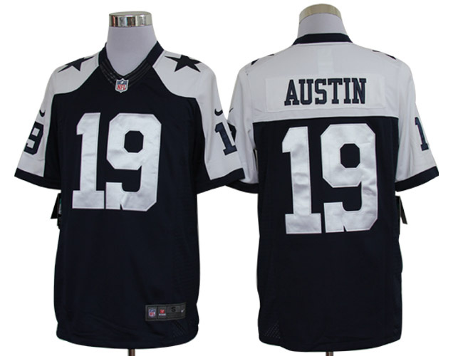 2012 NEW NFL Dallas Cowboys 19 Miles Austin Blue Thankgivings Jerseys(Limited)