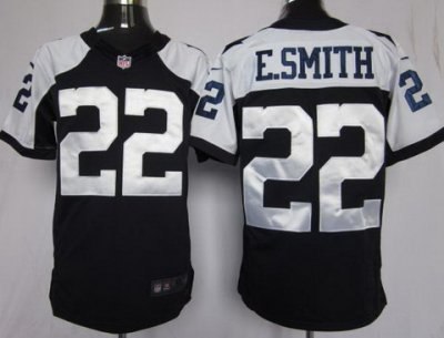 2012 NEW Dallas Cowboys 22 E.smith Blue Jerseys Thankgivings (Elite)