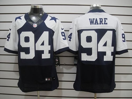 2012 NEW Dallas Cowboys 94 Demarcus Ware Blue Jerseys Thankgivings (Elite)