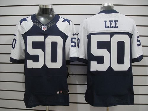 2012 NEW Dallas Cowboys 50 Sean Lee Blue Jerseys Thankgivings (Elite)