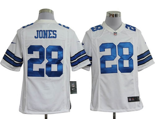 2012 NEW nfl dallas cowboy 28 felix jones white jerseys (game)