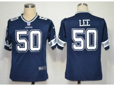 2012 NEW nfl dallas cowboy 50 sean lee blue jerseys (game)