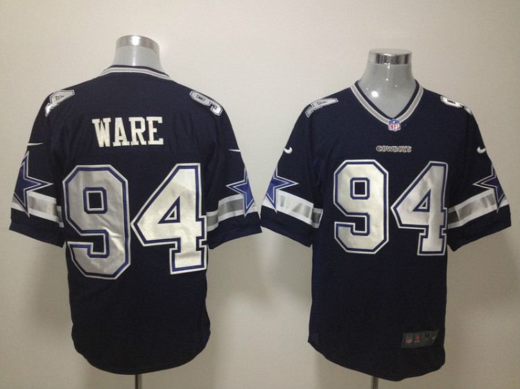 2012 NEW NFL Dallas Cowboys #94 DeMarcus Ware Blue Jerseys (Game)