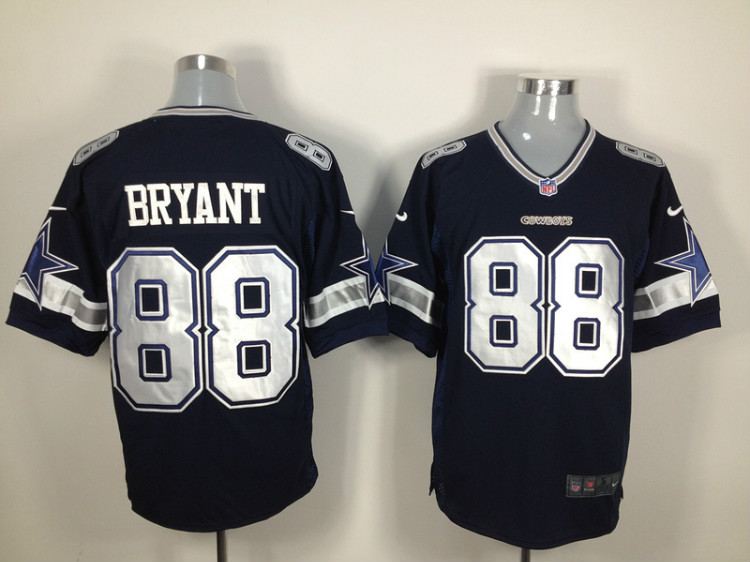 2012 NEW NFL Dallas Cowboys #88 Dez Bryant Blue Jerseys (Game)