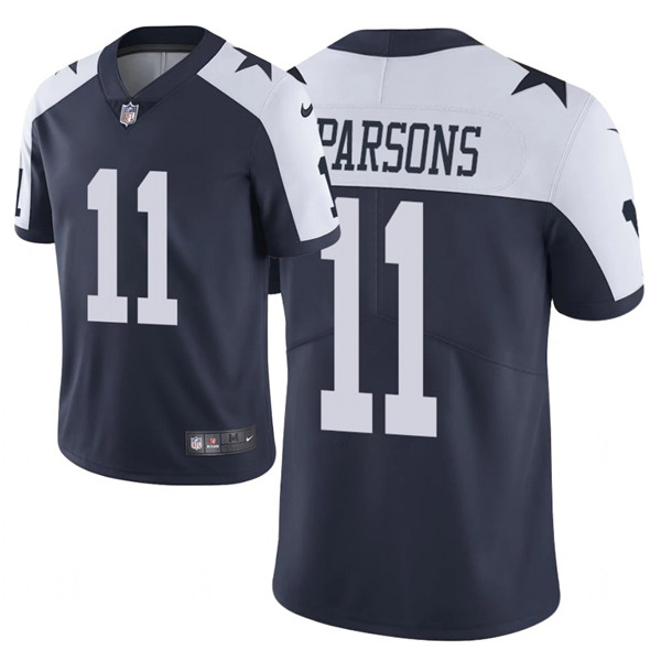 Men's Cowboys #11 Micah Parsons 2021 NFL Draft Alternate Limited Jersey - Navy