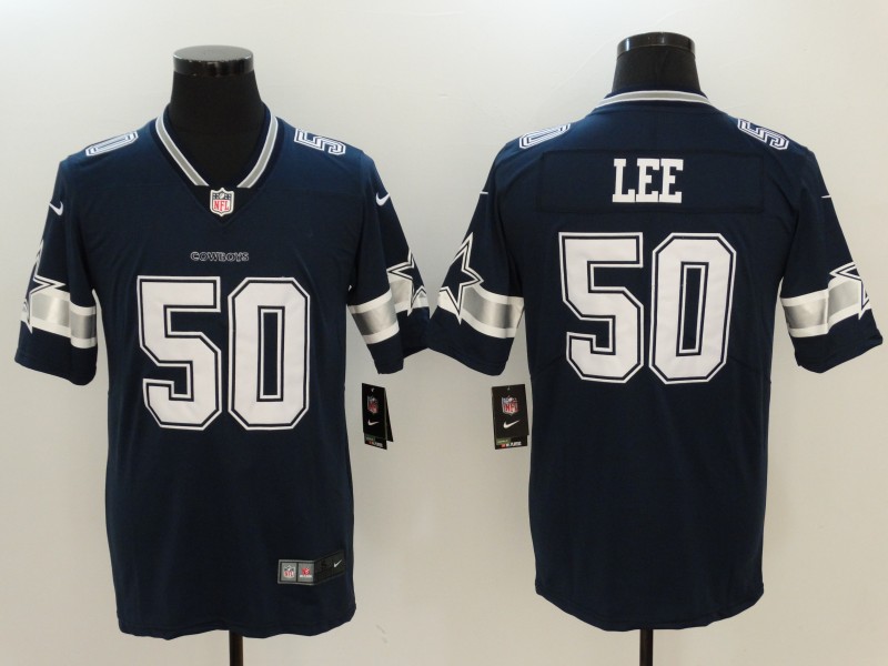 Nike Cowboys 50 Sean Lee Navy Vapor Untouchable Limited Player Jersey