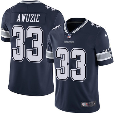 Nike Cowboys #33 Chidobe Awuzie Navy Blue Team Color Men's Stitched NFL Vapor Untouchable Limited Jersey