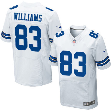 Nike Cowboys #83 Terrance Williams White Men's Stitched NFL Elite Jersey