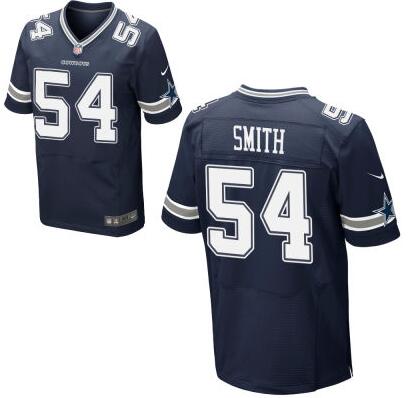 Men's Dallas Cowboys #54 Jaylon Smith Nike Navy Blue Elite 2016 Draft Pick Jersey