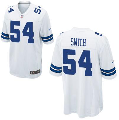 Men's Dallas Cowboys #54 Jaylon Smith Nike White Elite 2016 Draft Pick Jersey