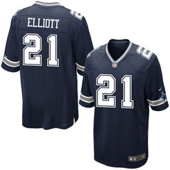 Men's Dallas Cowboys Ezekiel Elliott Nike Navy 2016 Draft Pick Elite Jersey