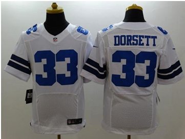 NEW Dallas Cowboys #33 Tony Dorsett White NFL Elite Jersey