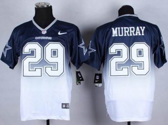 Nike Dallas Cowboys #29 DeMarco Murray Navy Blue White NFL Elite Fadeaway Fashion Jersey