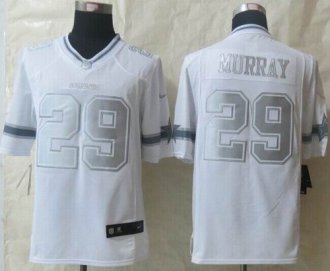 Nike Dallas Cowboys #29 DeMarco Murray White NFL Limited Platinum Jersey