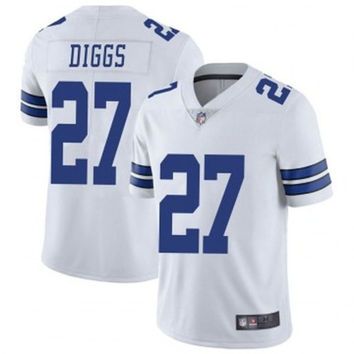 Mens Dallas Cowboys #27 Trevon Diggs White Vapor Limited Jersey