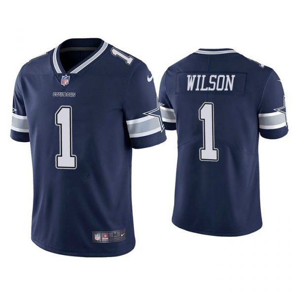 Men’s Dallas Cowboys #1 Cedrick Wilson Vapor Limited Navy Jersey