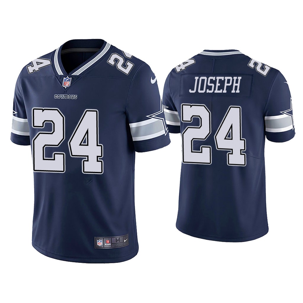 Men Cowboys #24 Kelvin Joseph Vapor Limited Navy Jersey