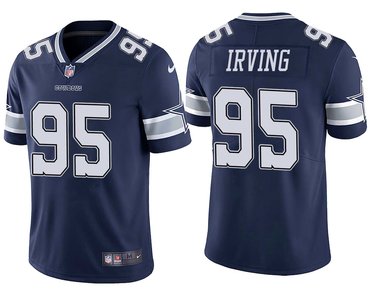 Dallas Cowboys #95 David Irving Vapor Untouchable Limited Navy Jersey