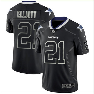 Nike Cowboys 21 Ezekiel Elliott Black Shadow Legend Limited Jersey