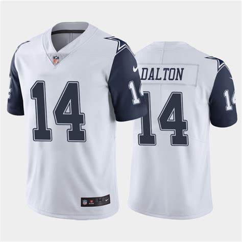 Nike Cowboys 14 Andy Dalton White Color Rush Limited Jersey