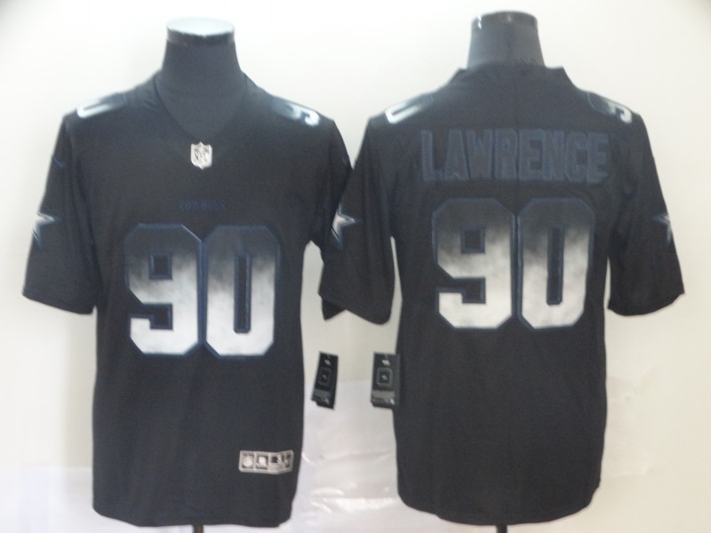 Cowboys 90 DeMarcus Lawrence Black Arch Smoke Vapor Untouchable Limited Jersey