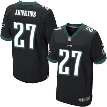 NEW Philadelphia Eagles #27 Malcolm Jenkins Black NFL Elite Jersey