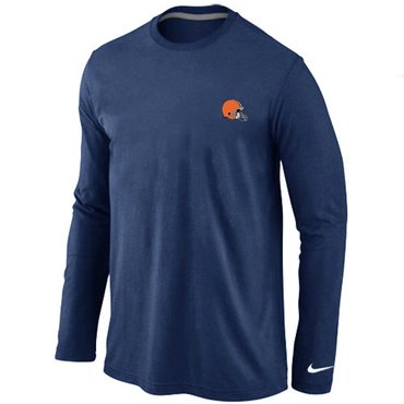 Cleveland Browns Sideline Legend Authentic Long Sleeve T-Shirt D.Blue